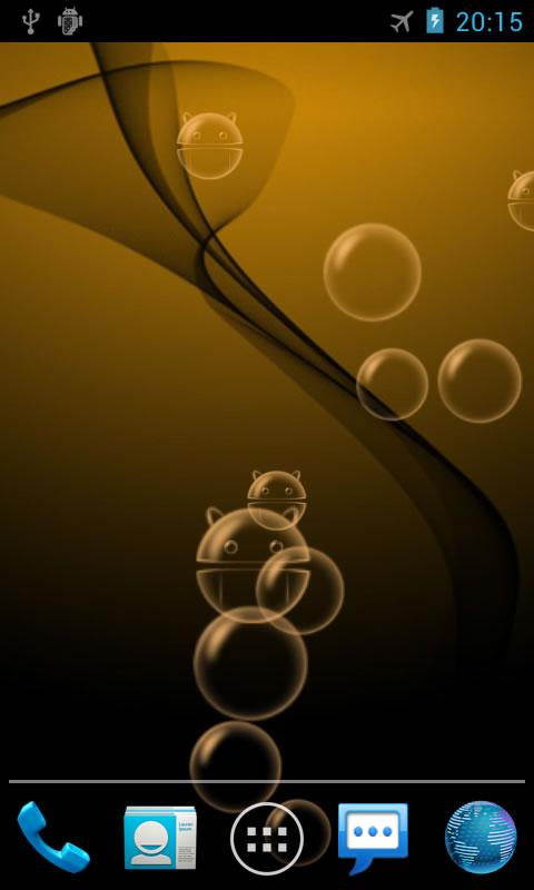 اسکرین شات 7 برنامه Bubble Live Wallpaper