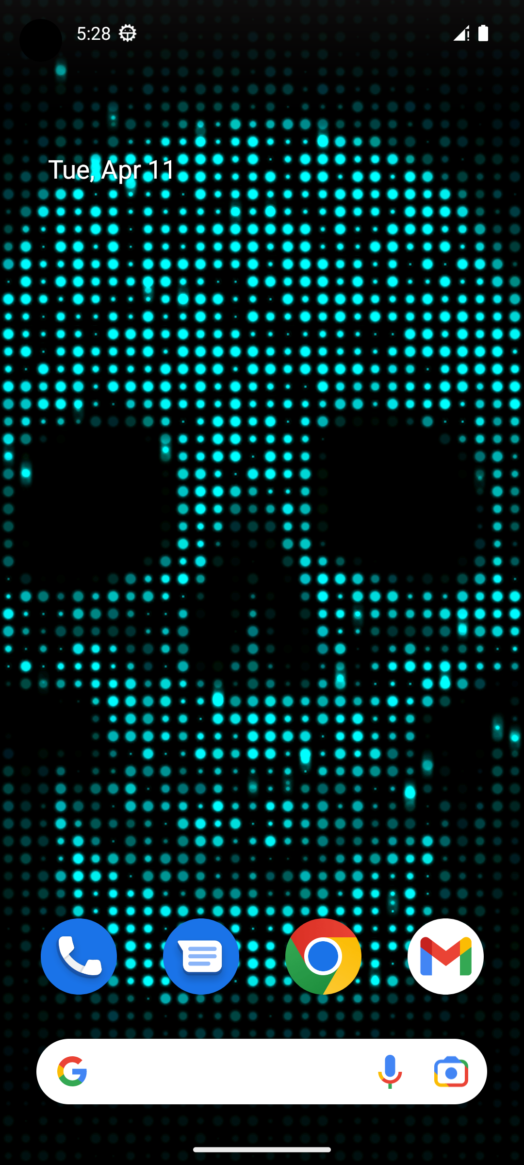 اسکرین شات برنامه Digital Matrix Live Wallpaper 5