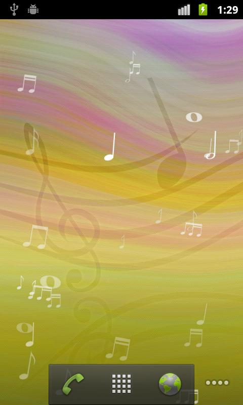اسکرین شات 1 برنامه Melody Live Wallpaper