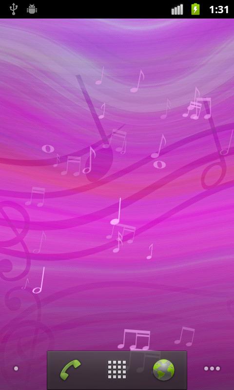 اسکرین شات 3 برنامه Melody Live Wallpaper