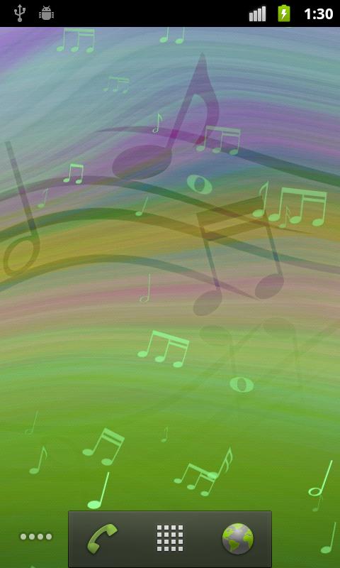 اسکرین شات 2 برنامه Melody Live Wallpaper