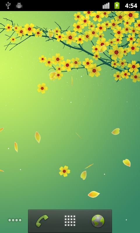 اسکرین شات 3 برنامه Sakura Live Wallpaper