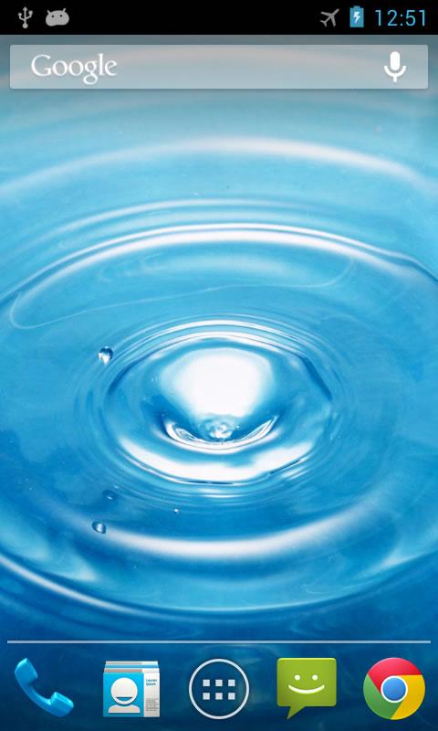 اسکرین شات 1 برنامه Water live wallpaper