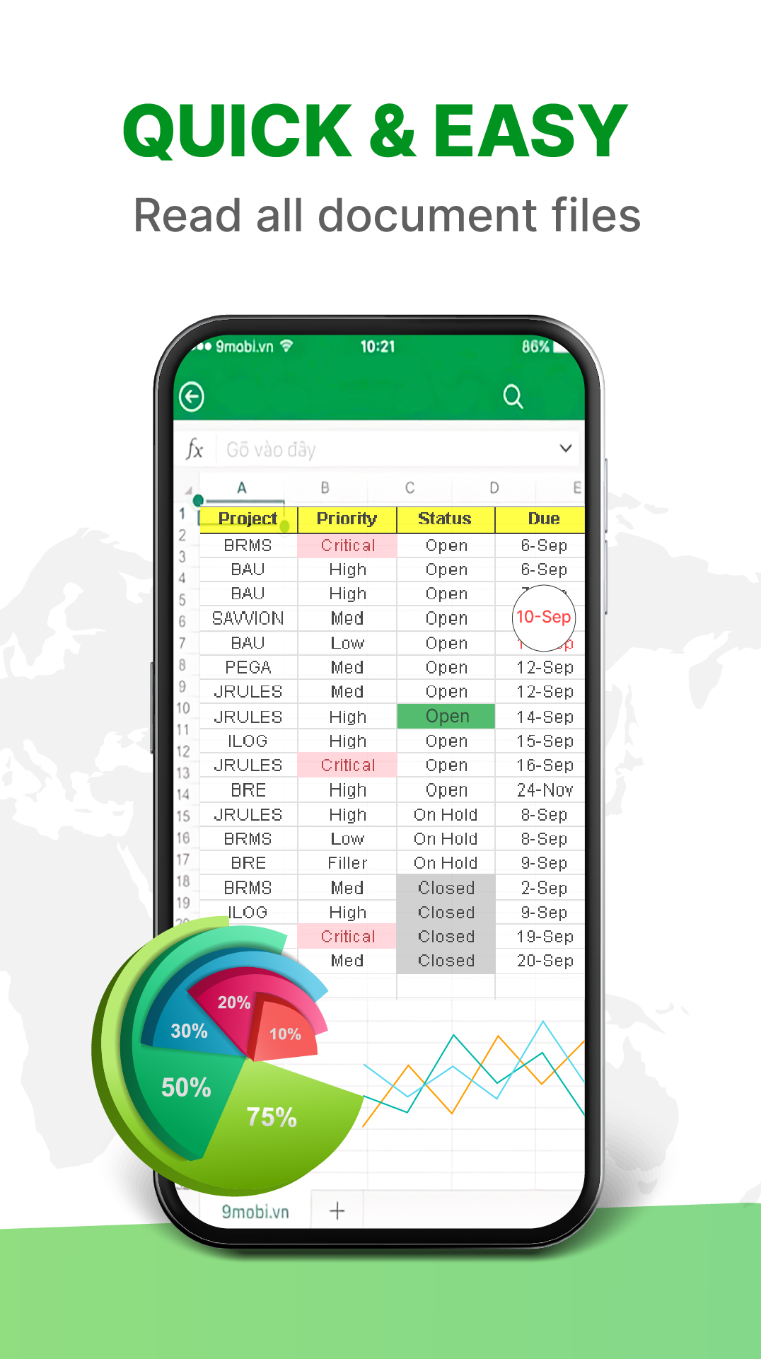 اسکرین شات 5 برنامه TrustedXLSX Reader & Viewer
