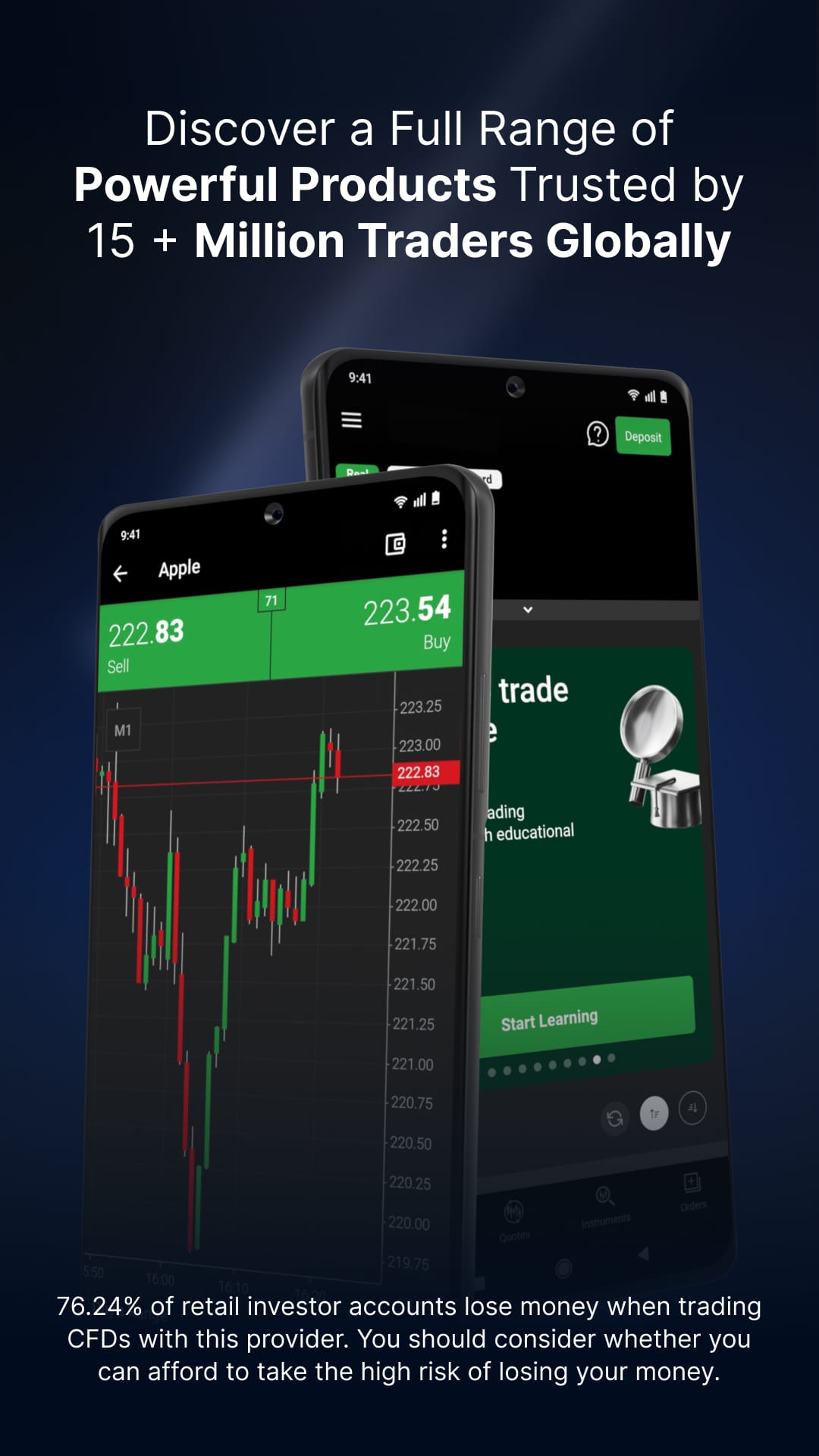 اسکرین شات 1 برنامه XM - Trading & Investment