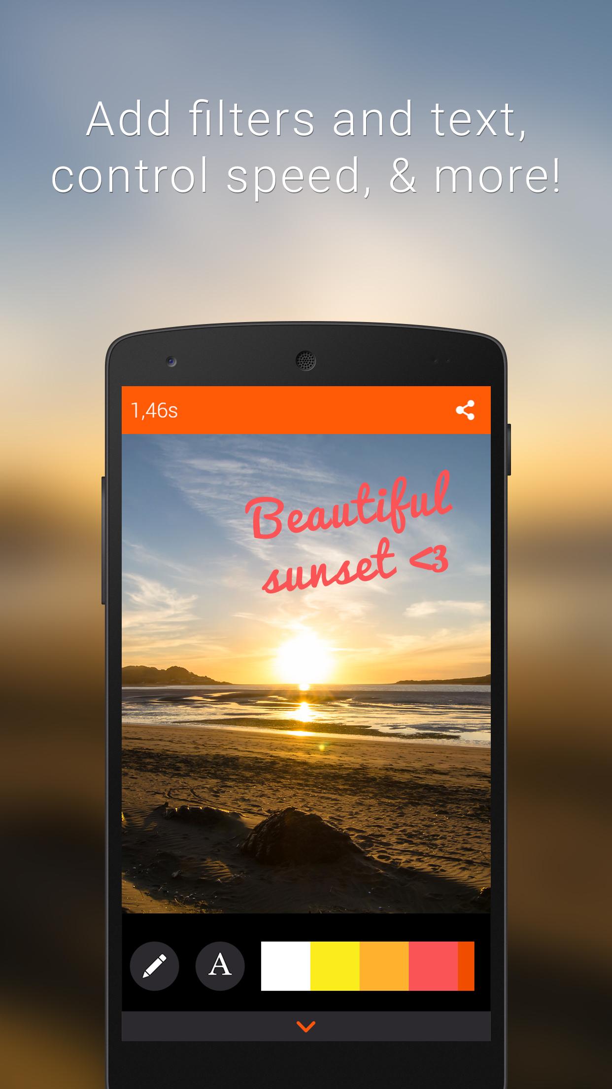 اسکرین شات 3 برنامه Gif Me! Camera - GIF maker