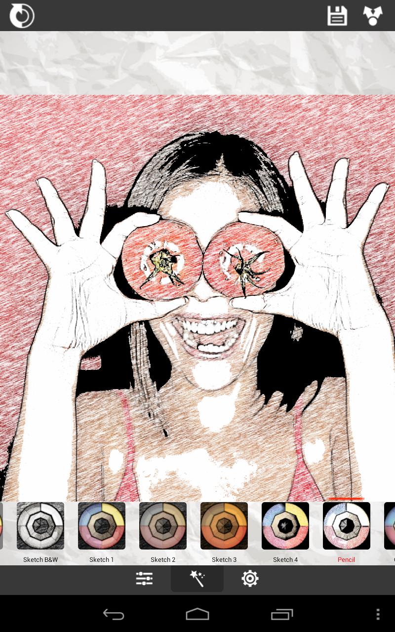 اسکرین شات 1 برنامه Sketch Me! - Sketch & Cartoon