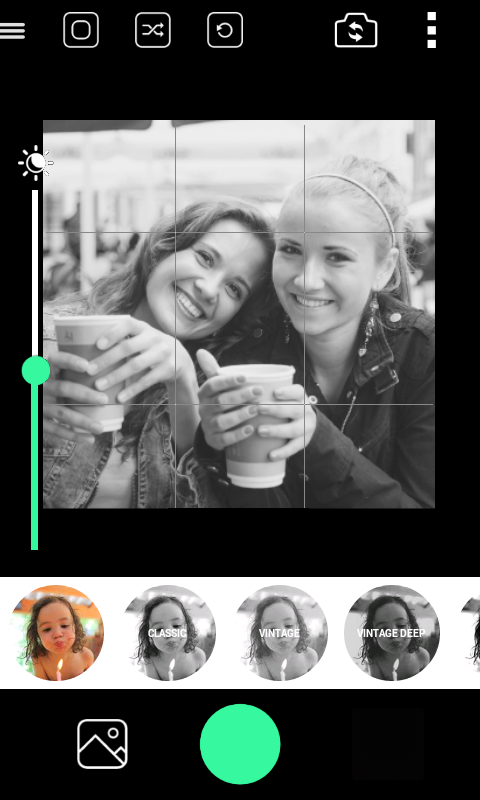 اسکرین شات 1 برنامه BlackCam - Black&White Camera