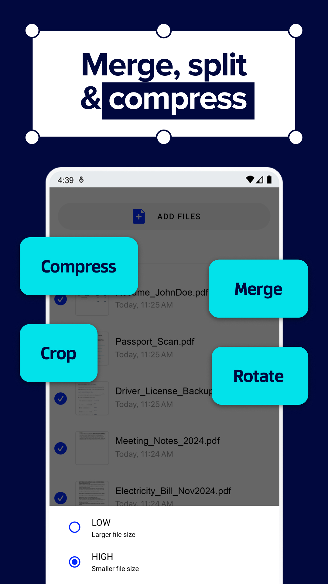 اسکرین شات 6 برنامه تبدیل عکس به PDF با Xodo PDF Reader & Editor
