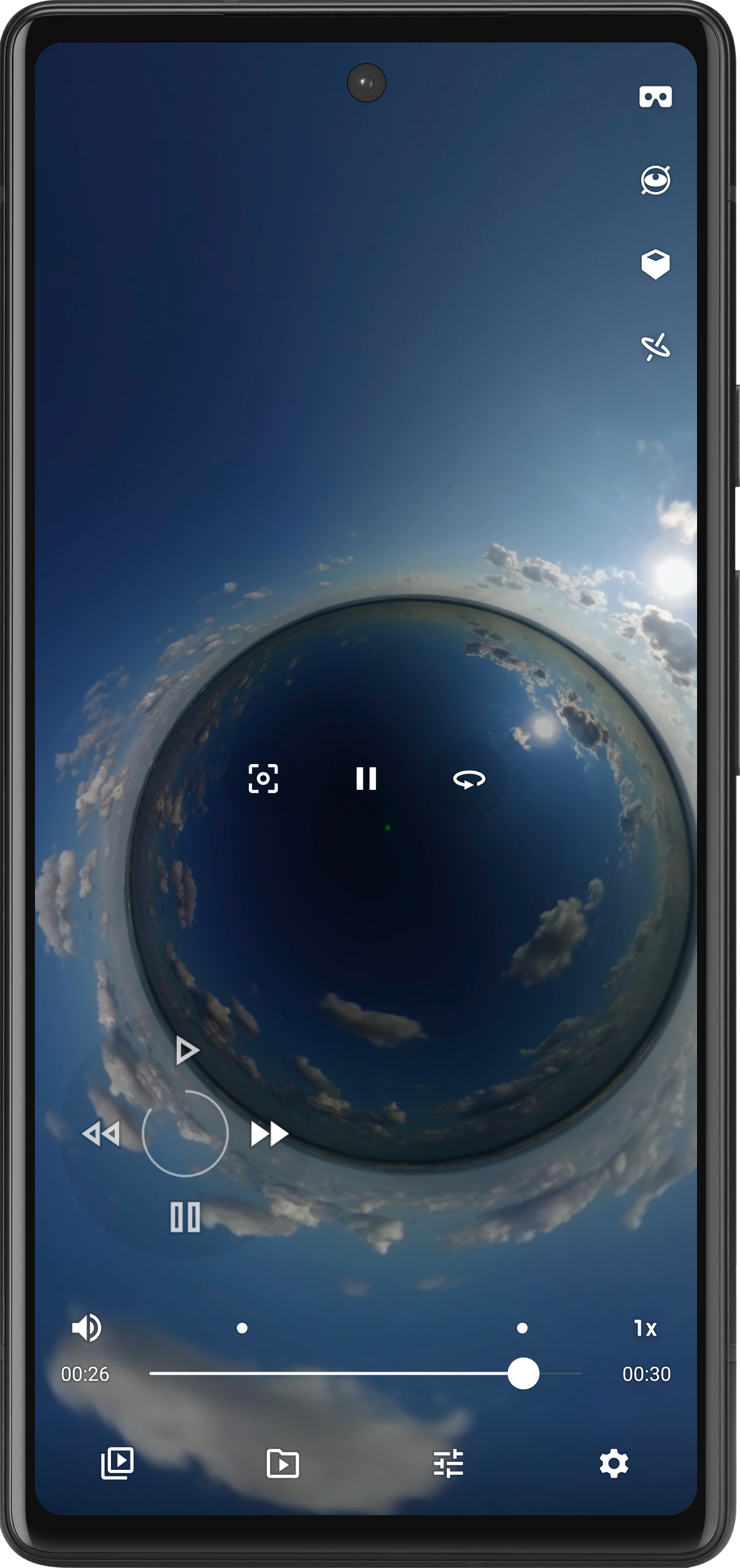 اسکرین شات برنامه VR Media Player 2