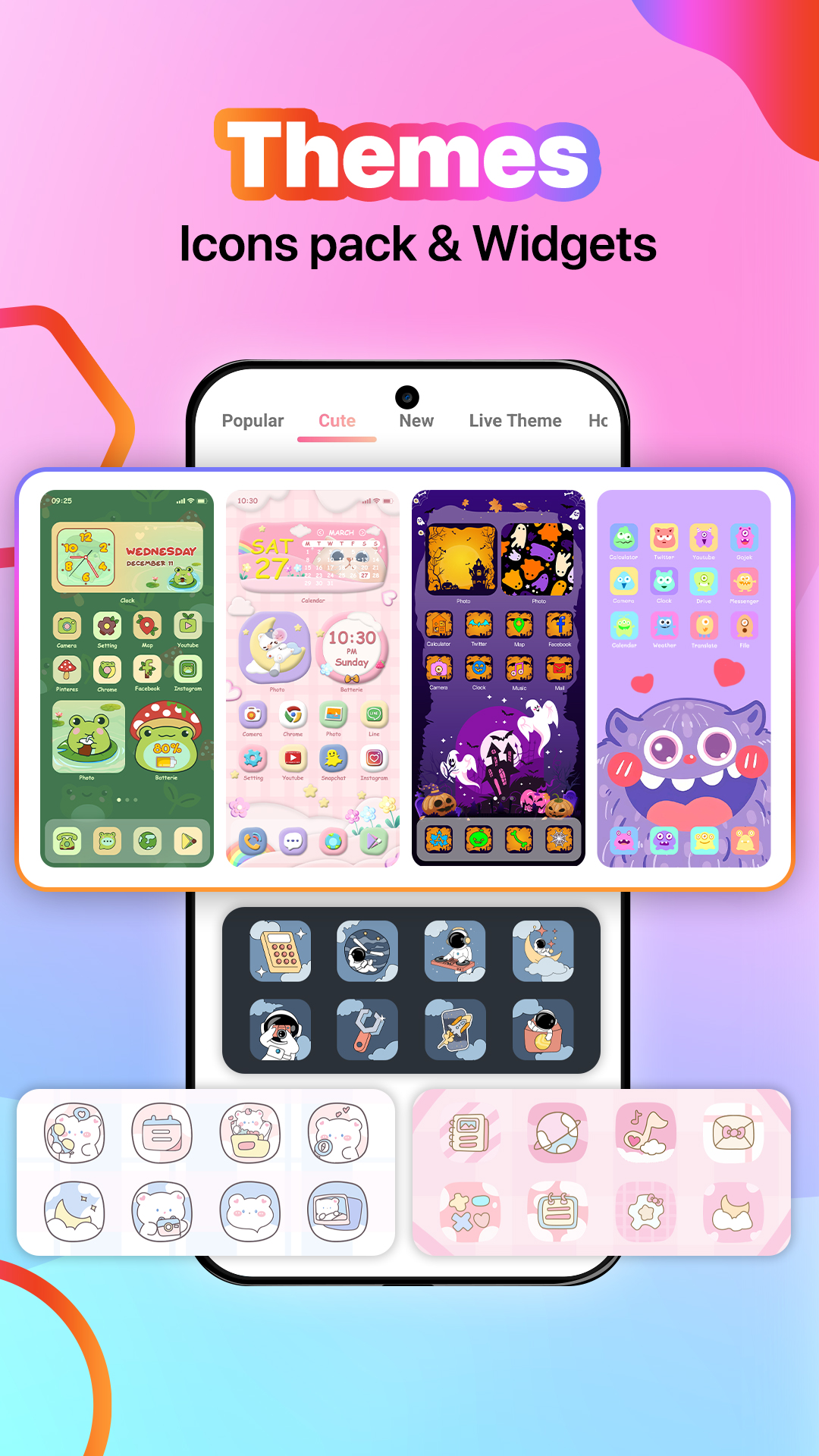 اسکرین شات 7 برنامه MiniPhone Launcher 26: Cool OS