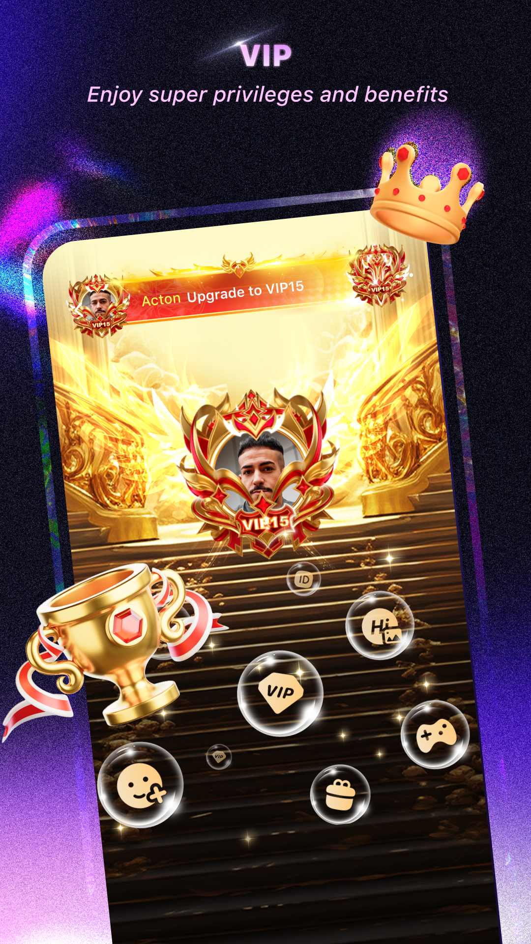 اسکرین شات 5 برنامه Xena - Group Voice Party