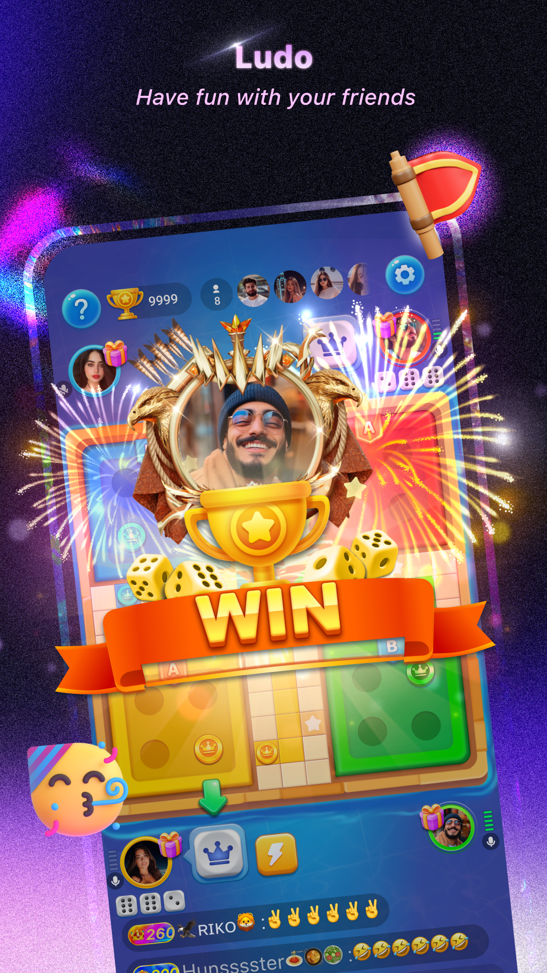 اسکرین شات 3 برنامه Xena - Group Voice Party