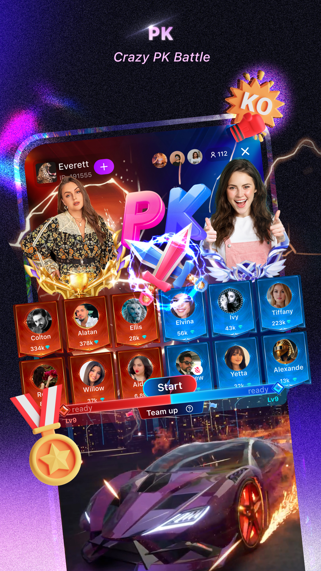 اسکرین شات 6 برنامه Xena - Group Voice Party