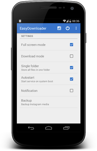 اسکرین شات 2 برنامه EasyDownloader for Instagram™