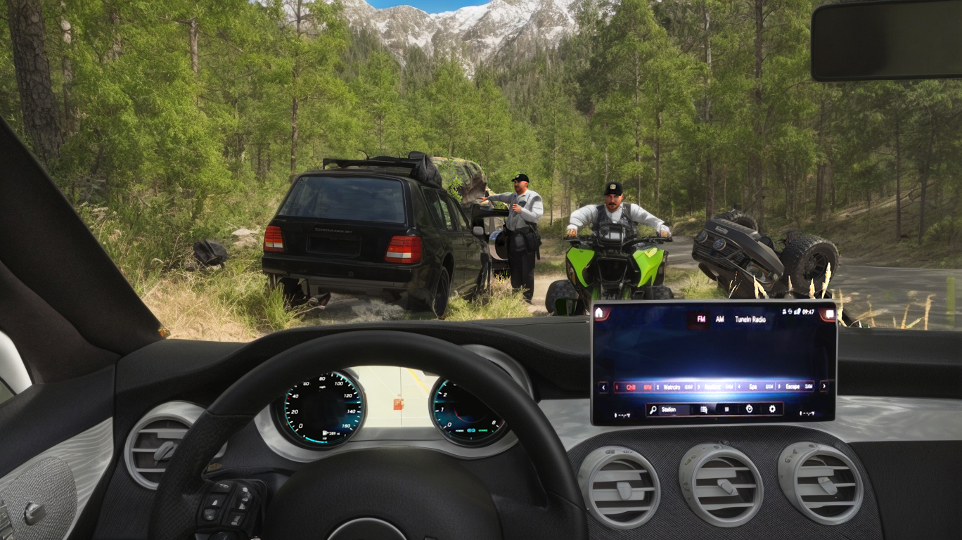 اسکرین شات 3 برنامه Offroad Car Driving Simulator
