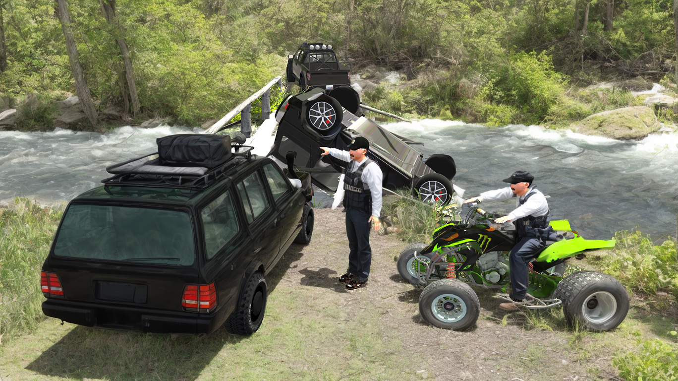 اسکرین شات 4 برنامه Offroad Car Driving Simulator