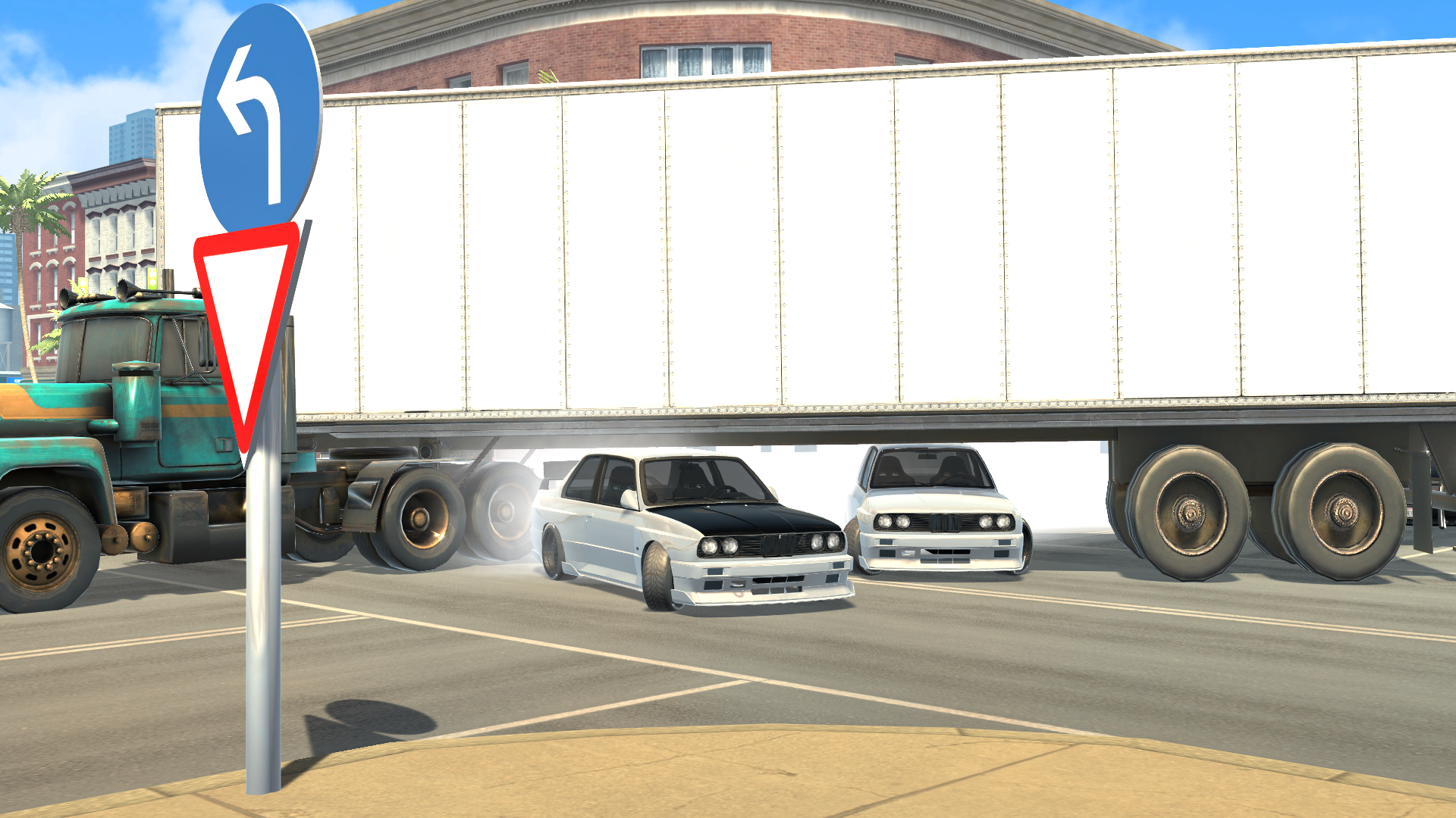 اسکرین شات 1 برنامه E30 Drift Simulator Car Games