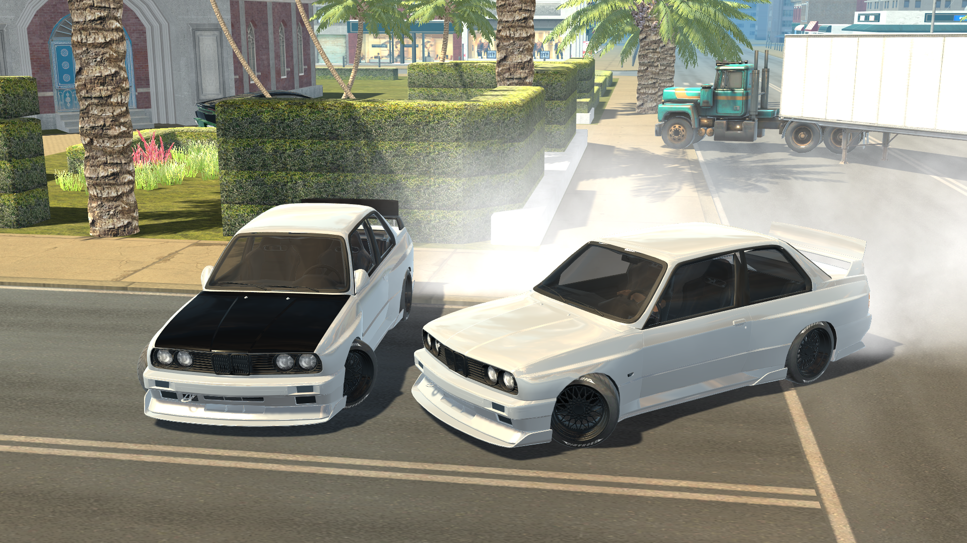 اسکرین شات 2 برنامه E30 Drift Simulator Car Games