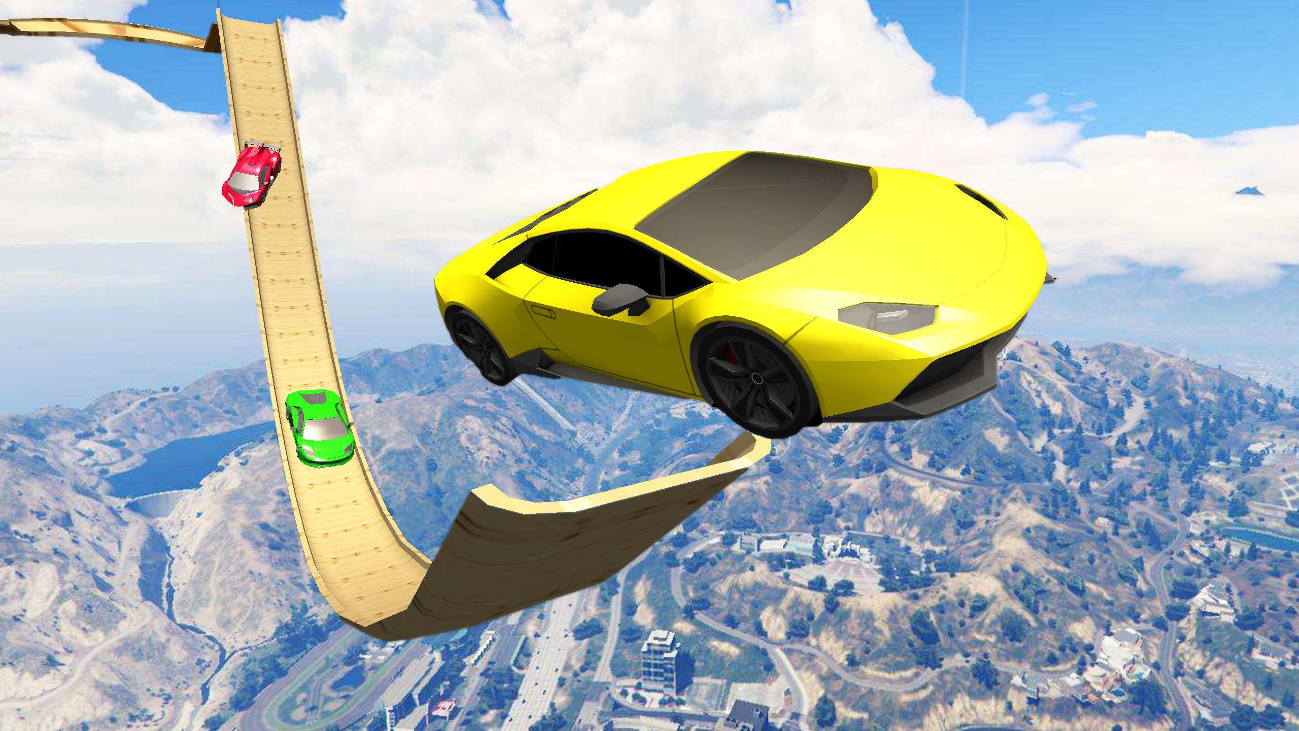 اسکرین شات 6 بازی Car Game Mega Ramp Stunt