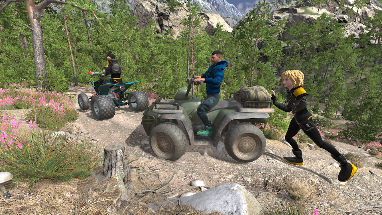 اسکرین شات 3 بازی Offroad Bike Car Game Quad 4x4