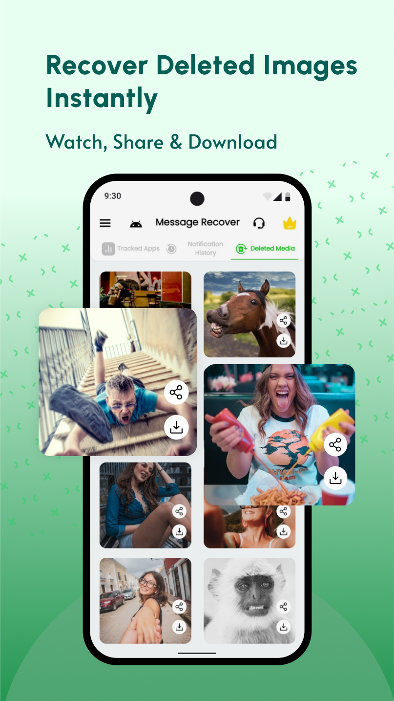 اسکرین شات 5 برنامه Deleted Message Recovery App