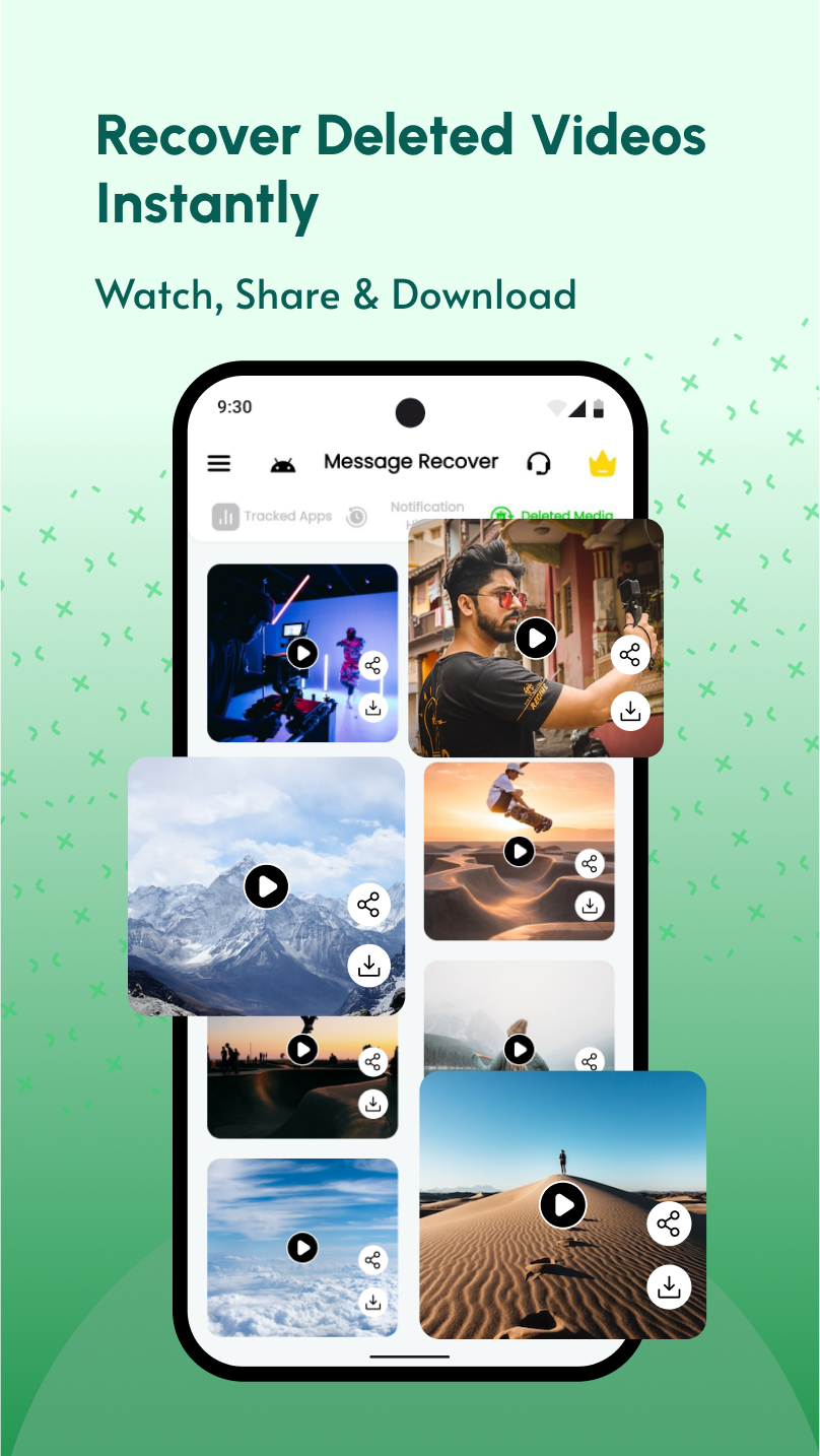 اسکرین شات 6 برنامه Deleted Message Recovery App