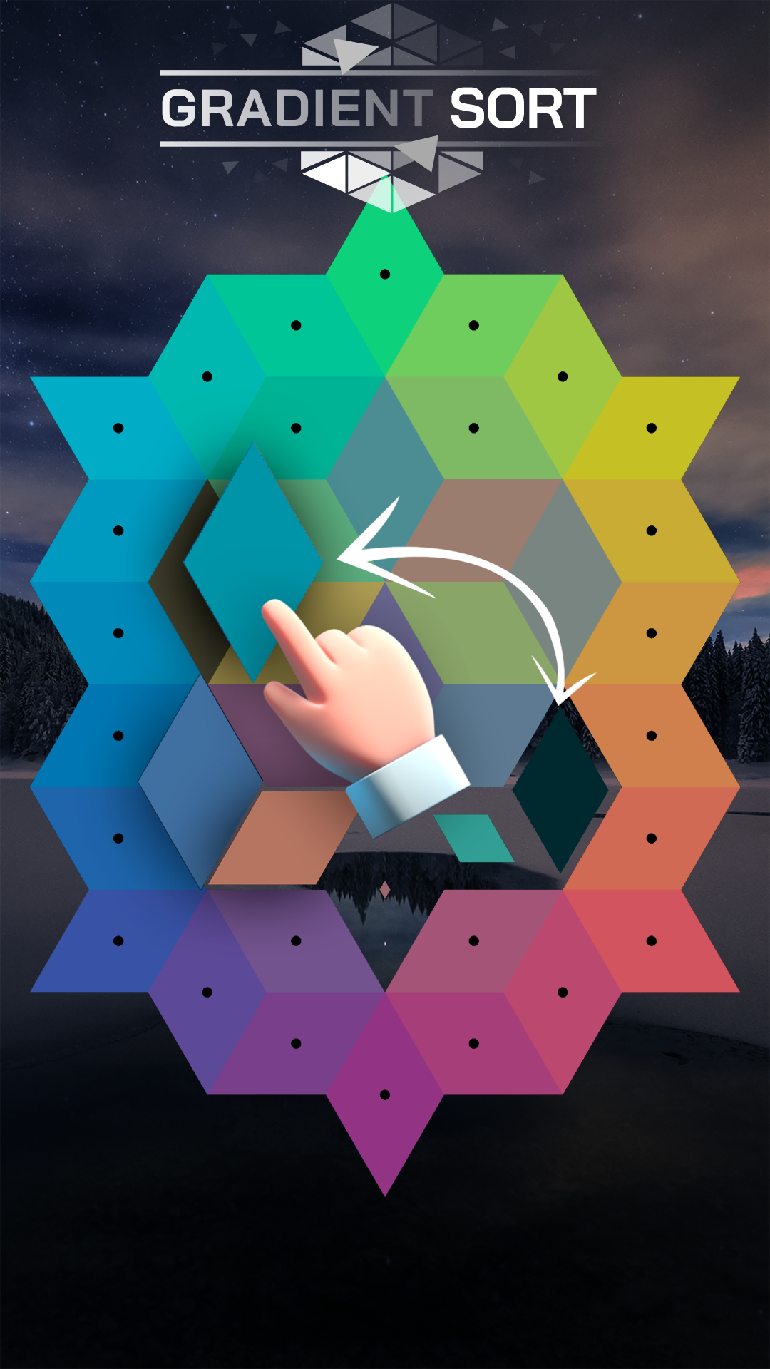 اسکرین شات 5 بازی Gradient Sort