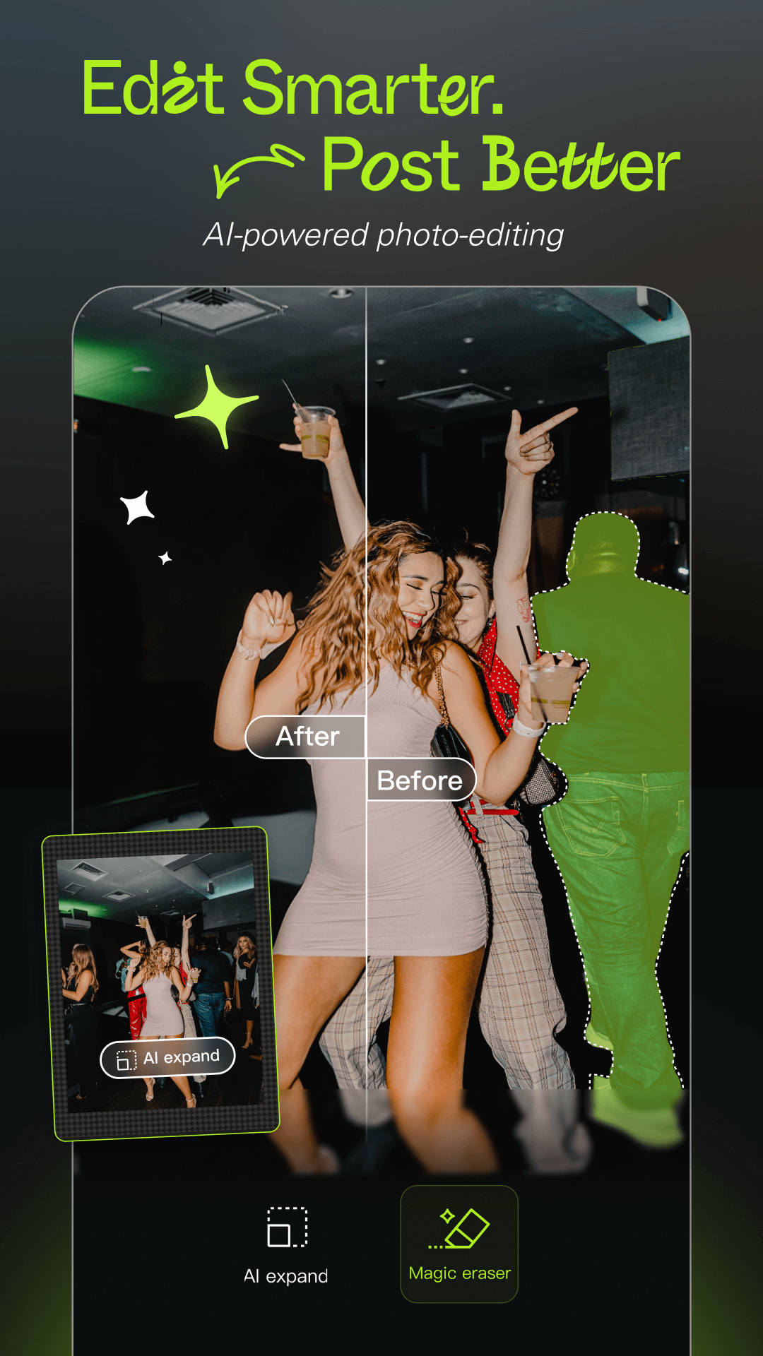 اسکرین شات 1 برنامه Hypic - Photo Editor & AI Art