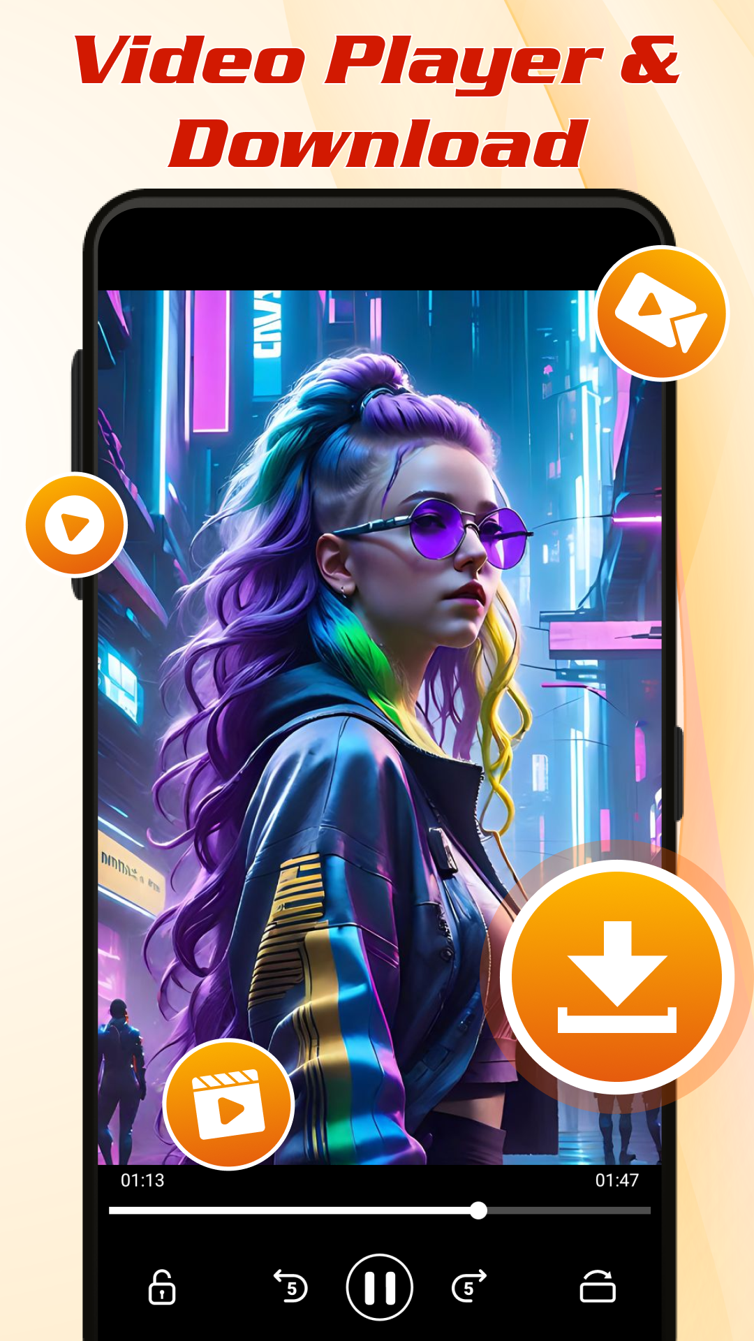 اسکرین شات 4 برنامه Xtra Downloader - Video Player