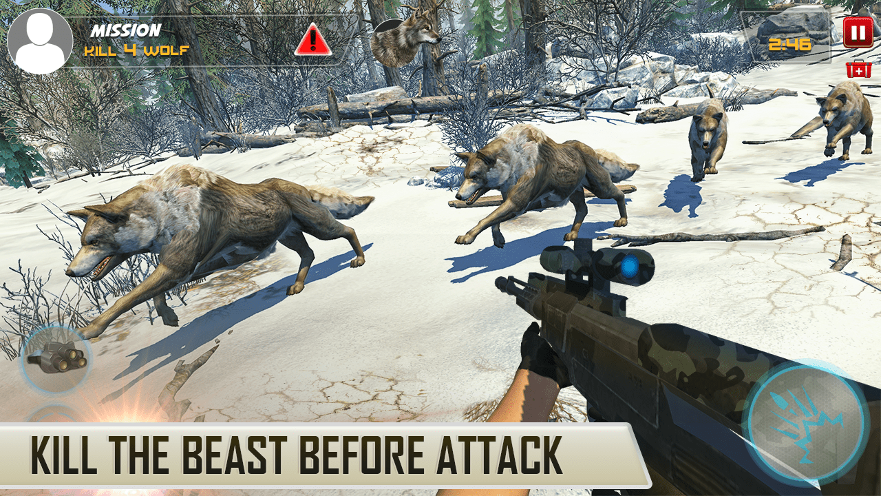 اسکرین شات 5 بازی Dino Hunting Sniper Shooter 3D