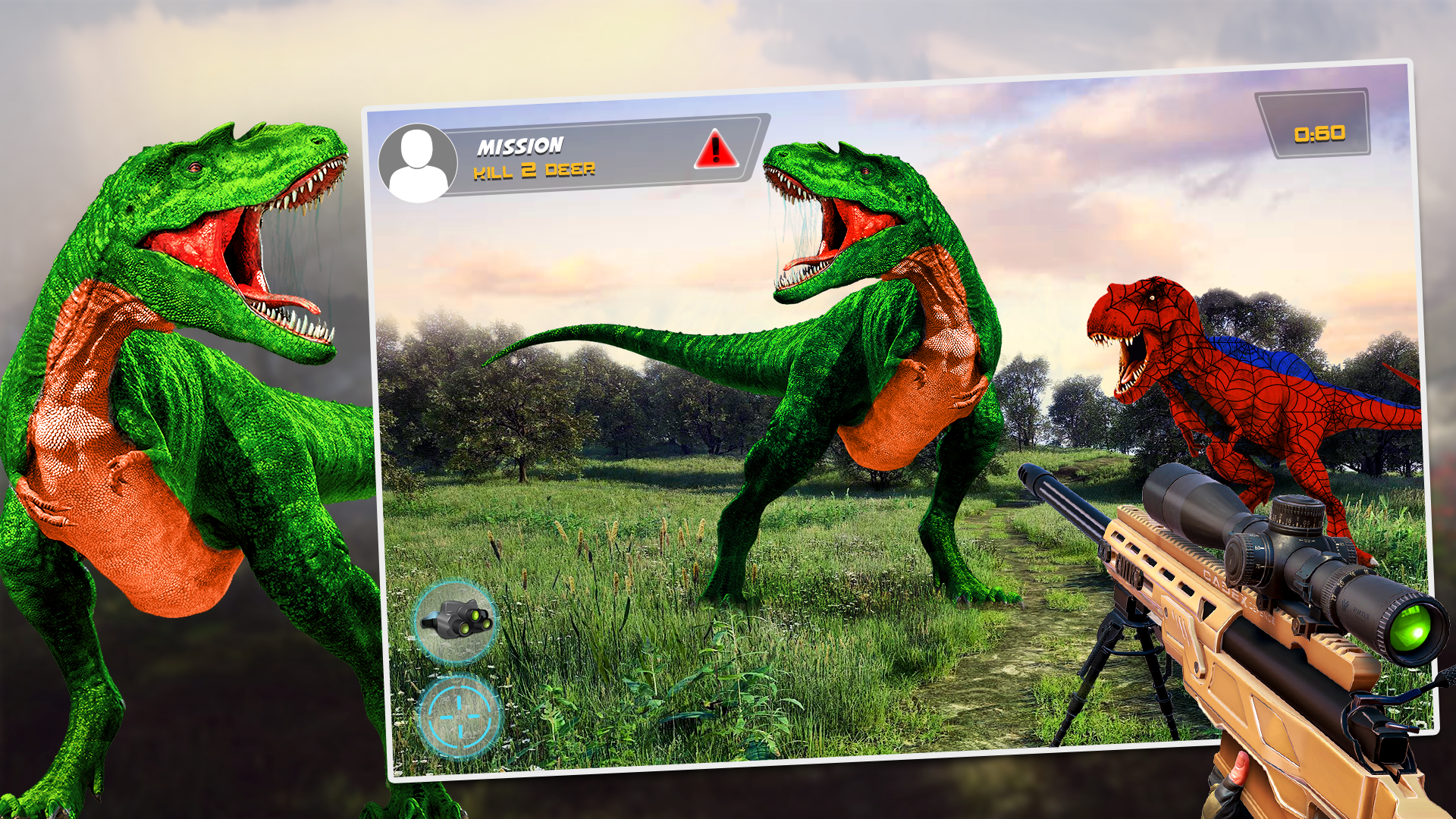 اسکرین شات 2 بازی Dino Hunting Sniper Shooter 3D