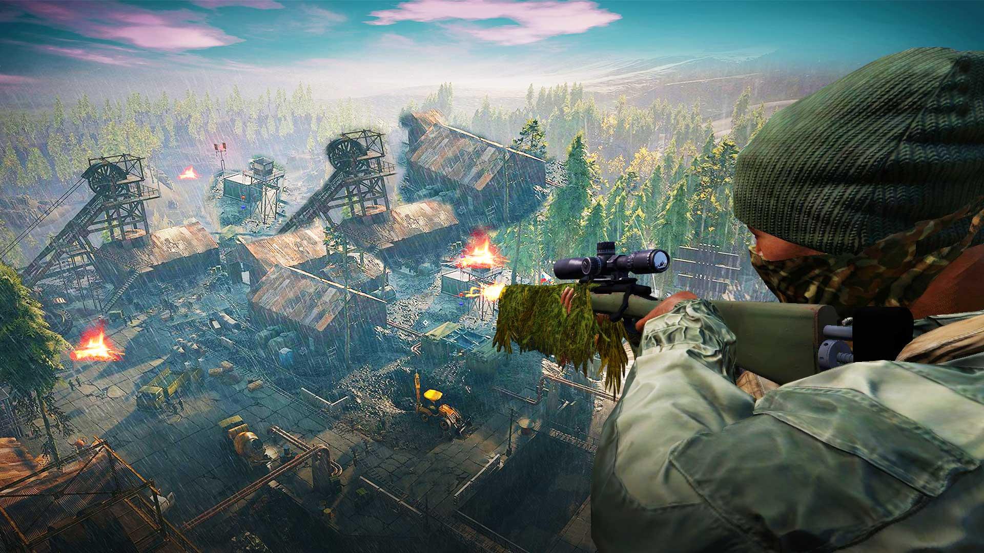 اسکرین شات 3 برنامه Army Sniper Shooter game
