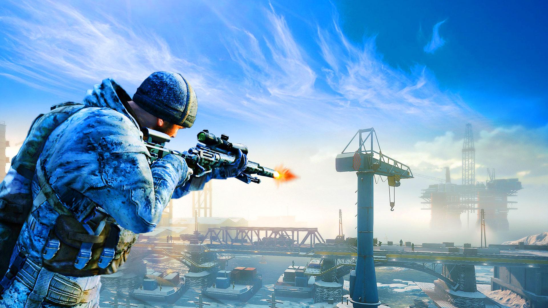 اسکرین شات 2 برنامه Army Sniper Shooter game