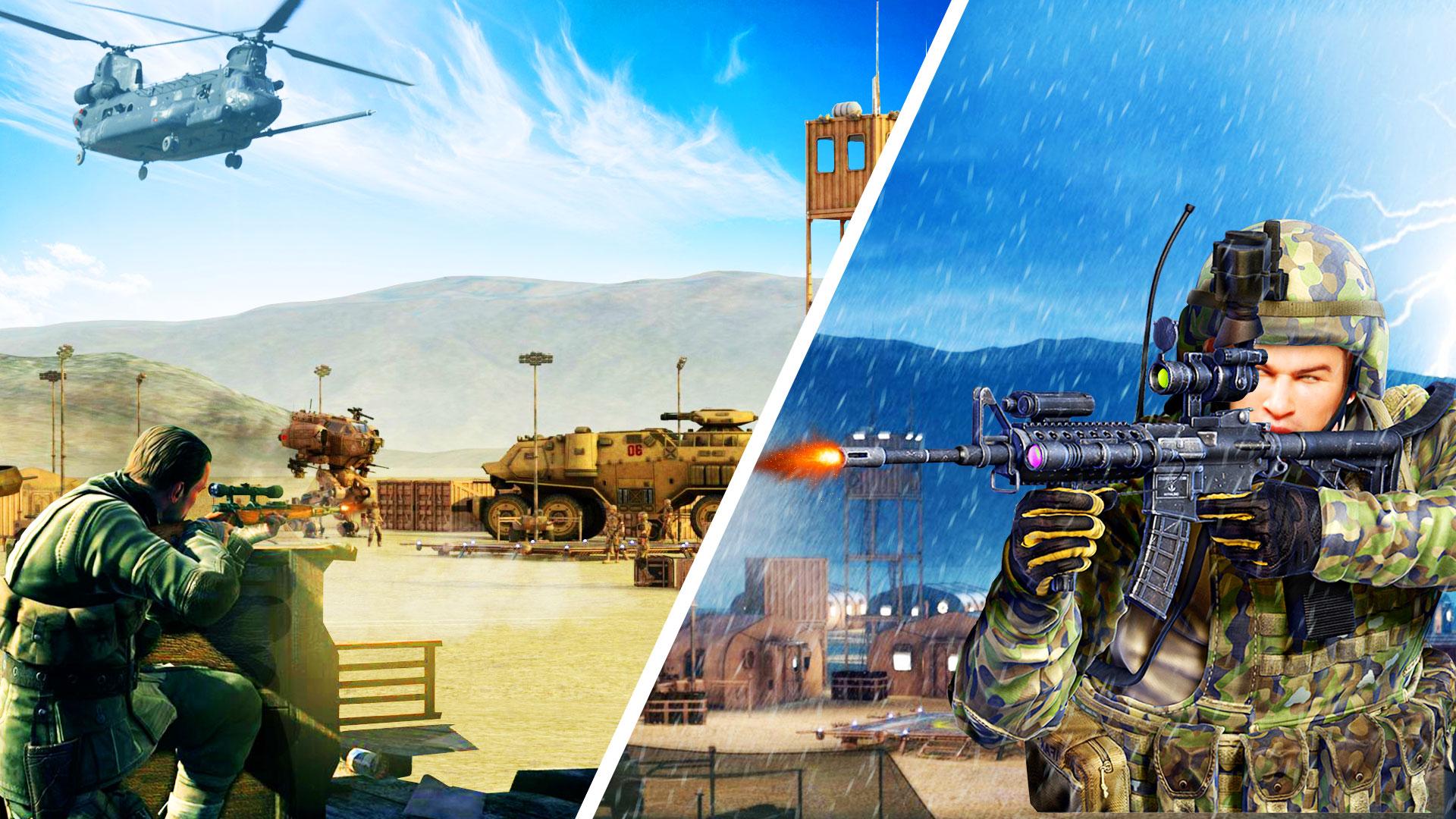 اسکرین شات 1 برنامه Army Sniper Shooter game