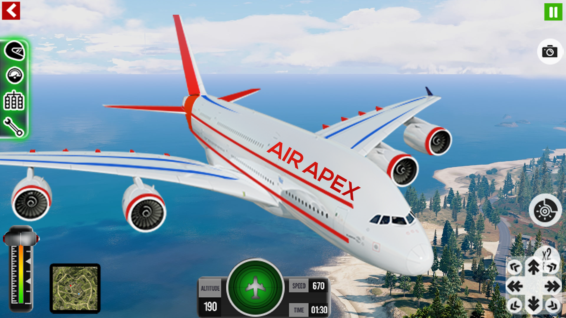 اسکرین شات 3 بازی Flight Simulator Pilot Games
