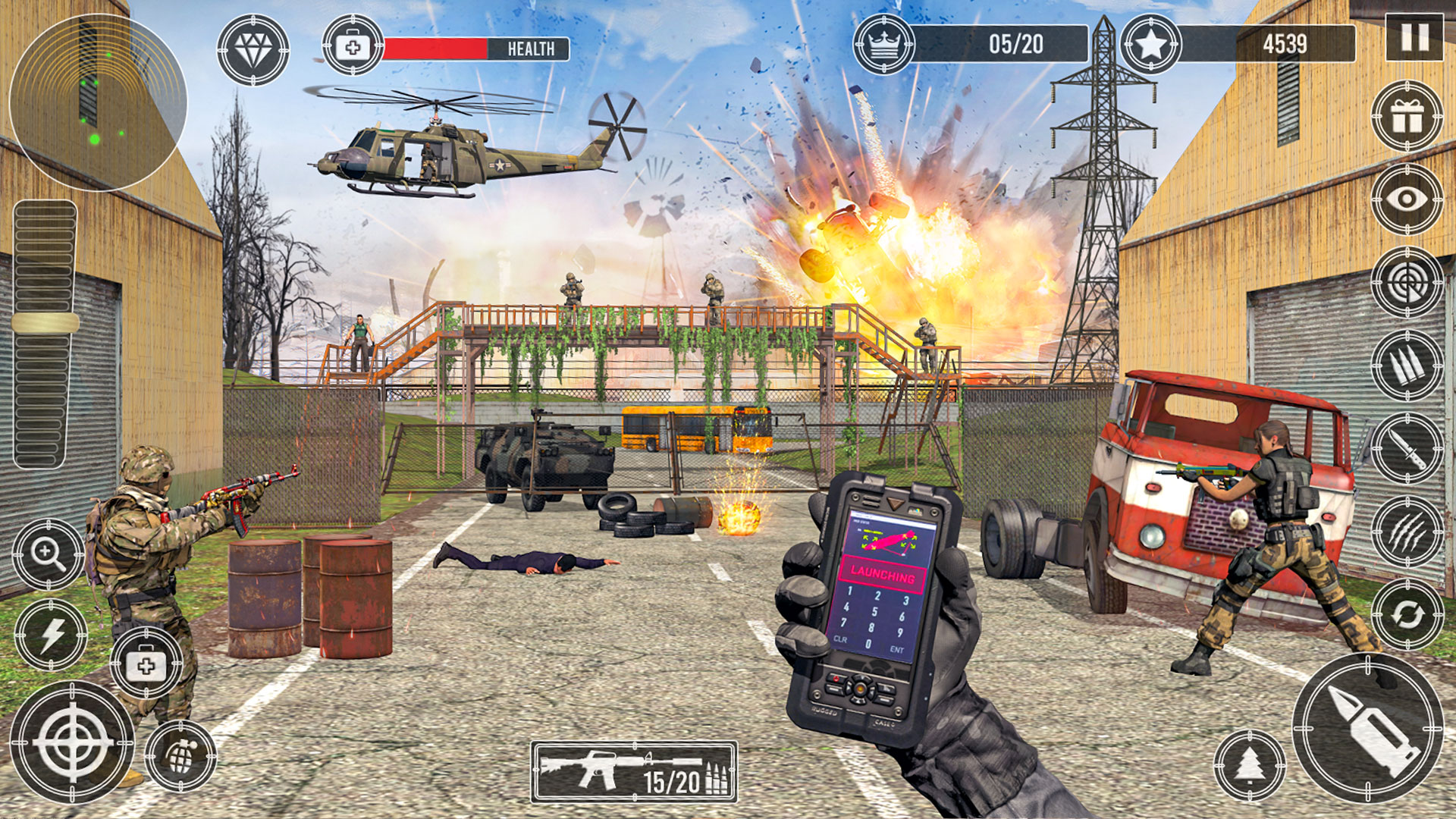 اسکرین شات 2 بازی Army Battle Commando Game