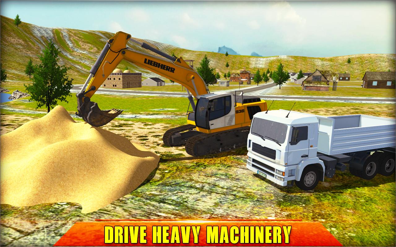 اسکرین شات 3 بازی Heavy Excavator Crane Simulato