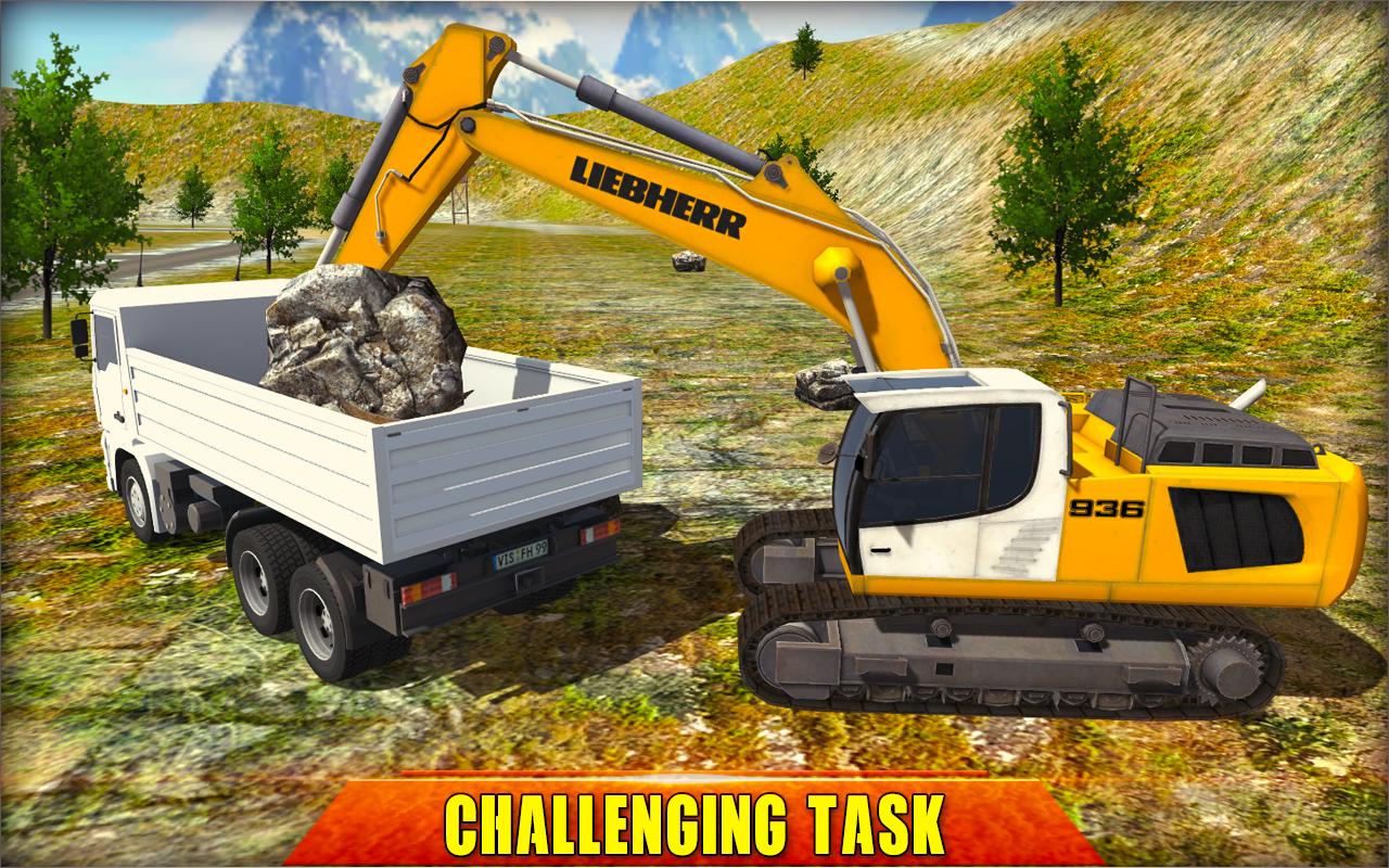 اسکرین شات 1 بازی Heavy Excavator Crane Simulato