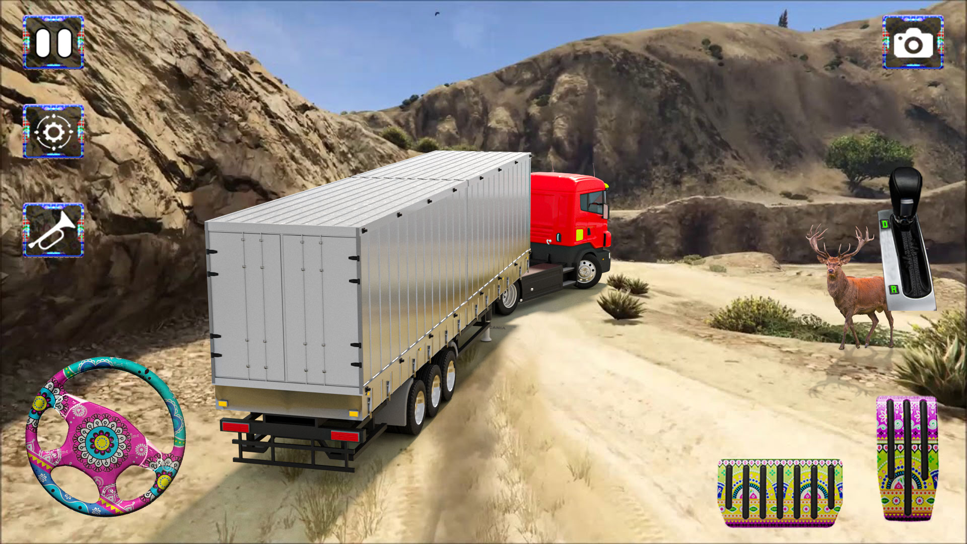 اسکرین شات 1 بازی Offroad Truck Simulator Game