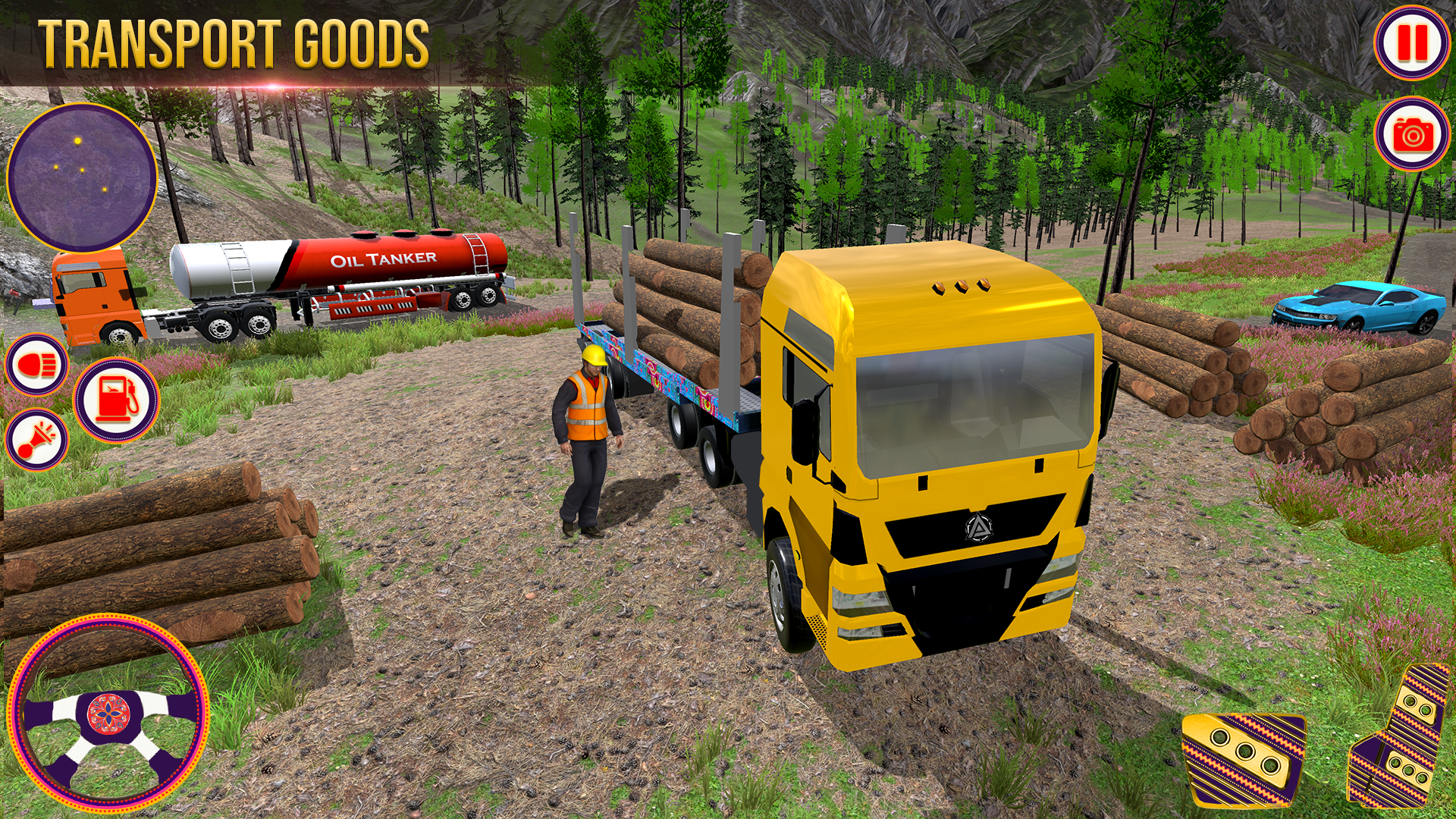 اسکرین شات 4 بازی Euro Truck Games 3D Oil Tanker
