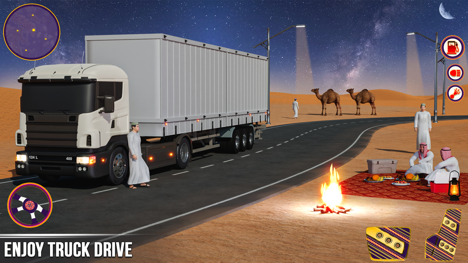 اسکرین شات 1 بازی Pak Truck Driving Games