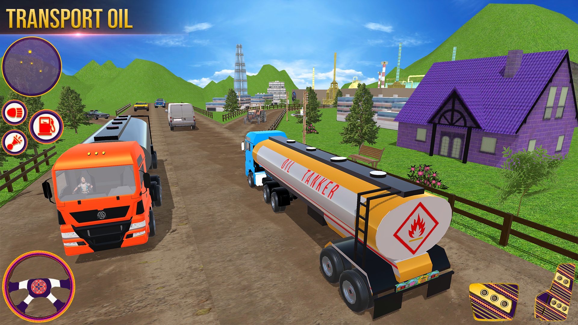 اسکرین شات 6 بازی Euro Truck Games 3D Oil Tanker