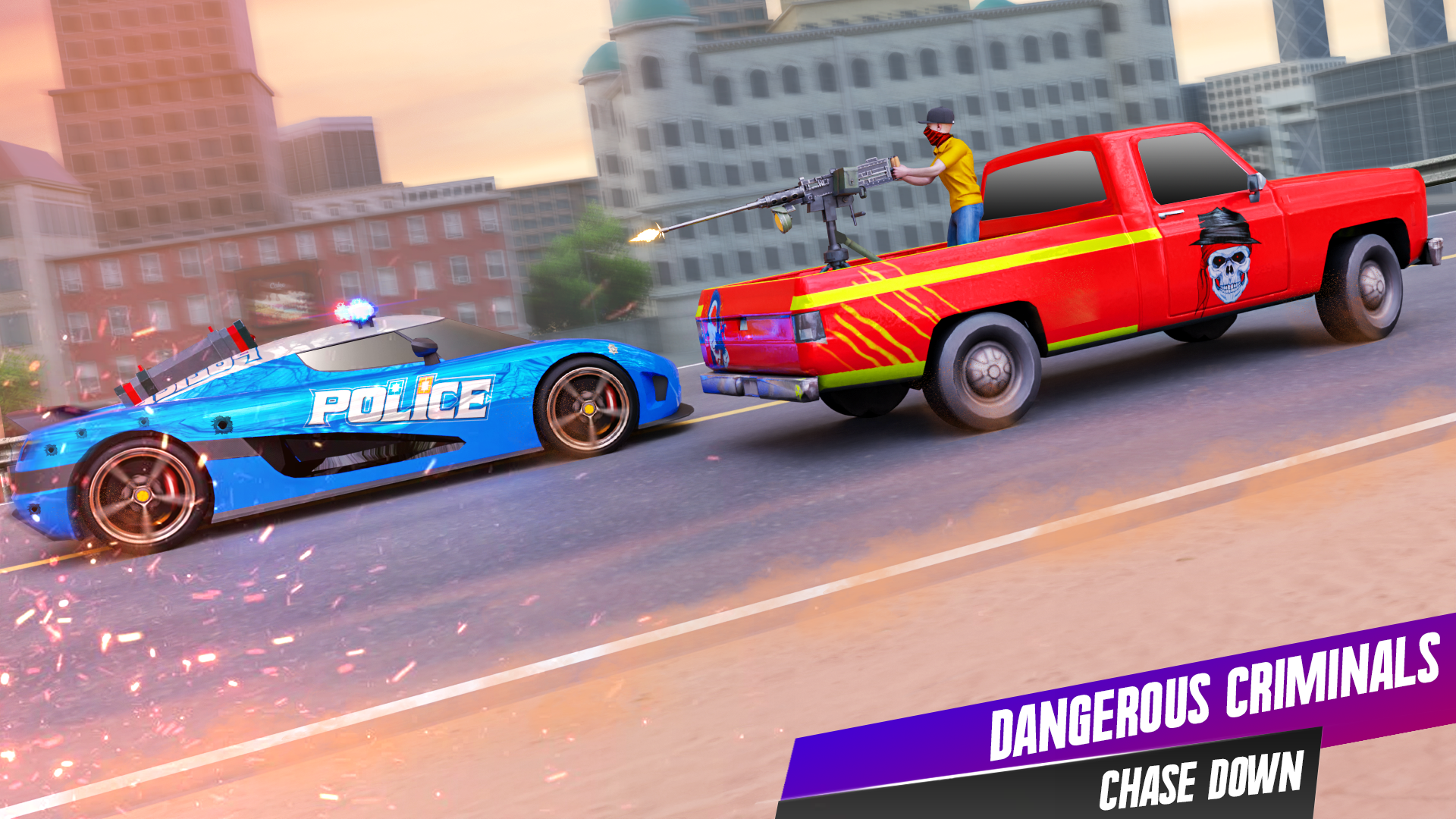 اسکرین شات 3 بازی Dubai Police Car Games 3d