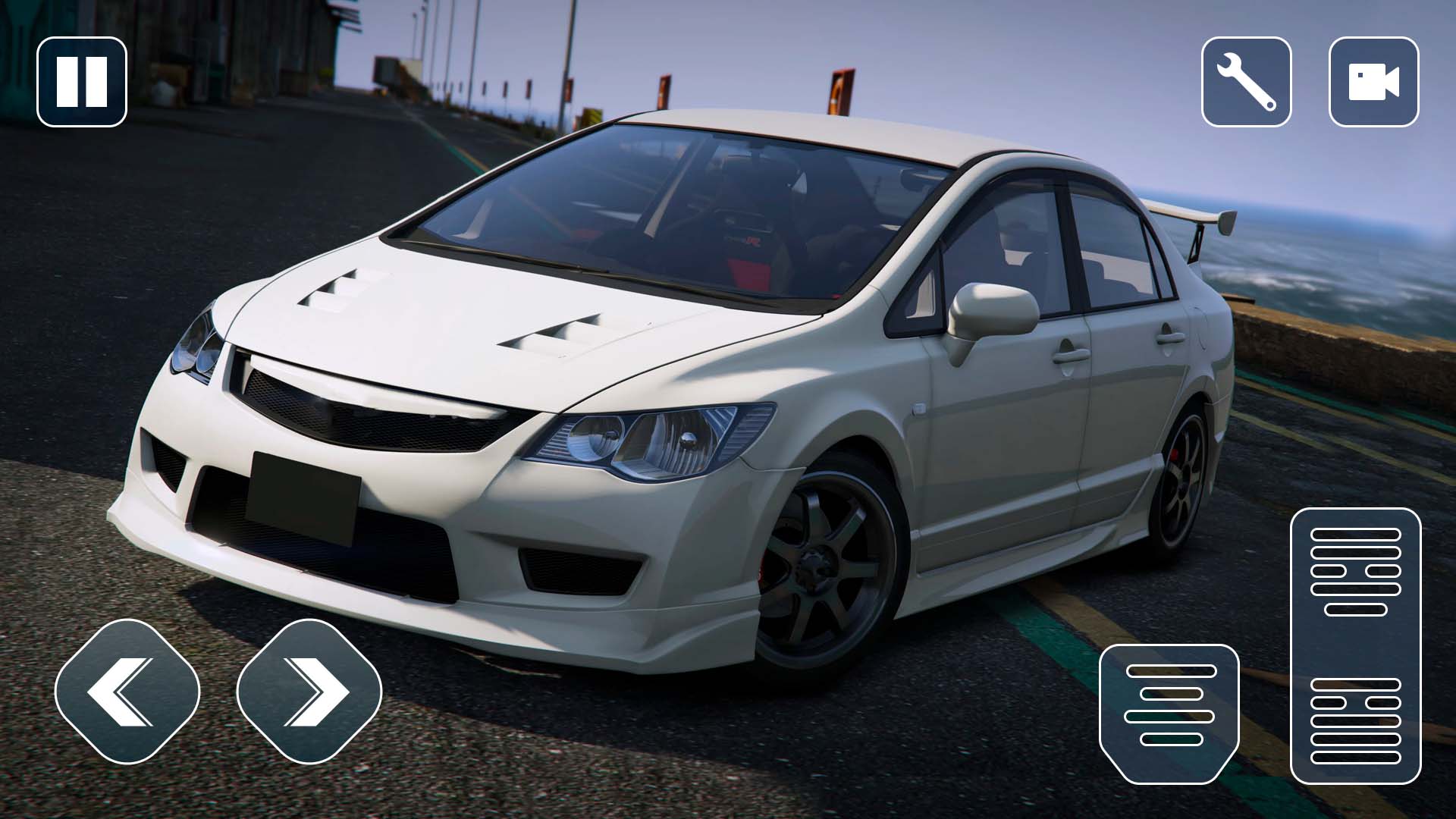 اسکرین شات 3 بازی Furious Civic Car City Race