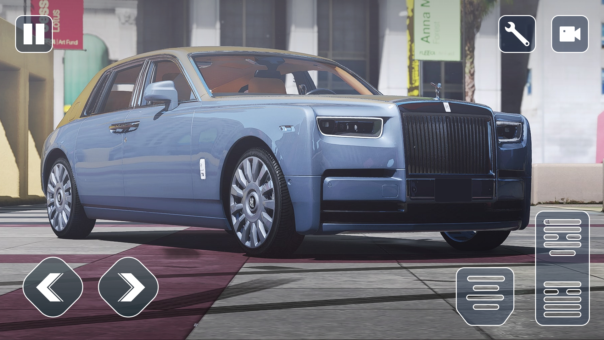 اسکرین شات 1 بازی Car Rolls Royce Race Simulator