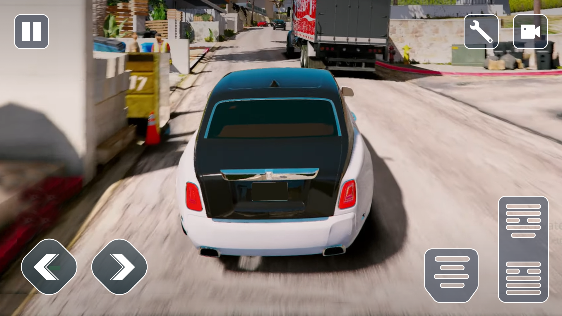اسکرین شات 2 بازی Car Rolls Royce Race Simulator