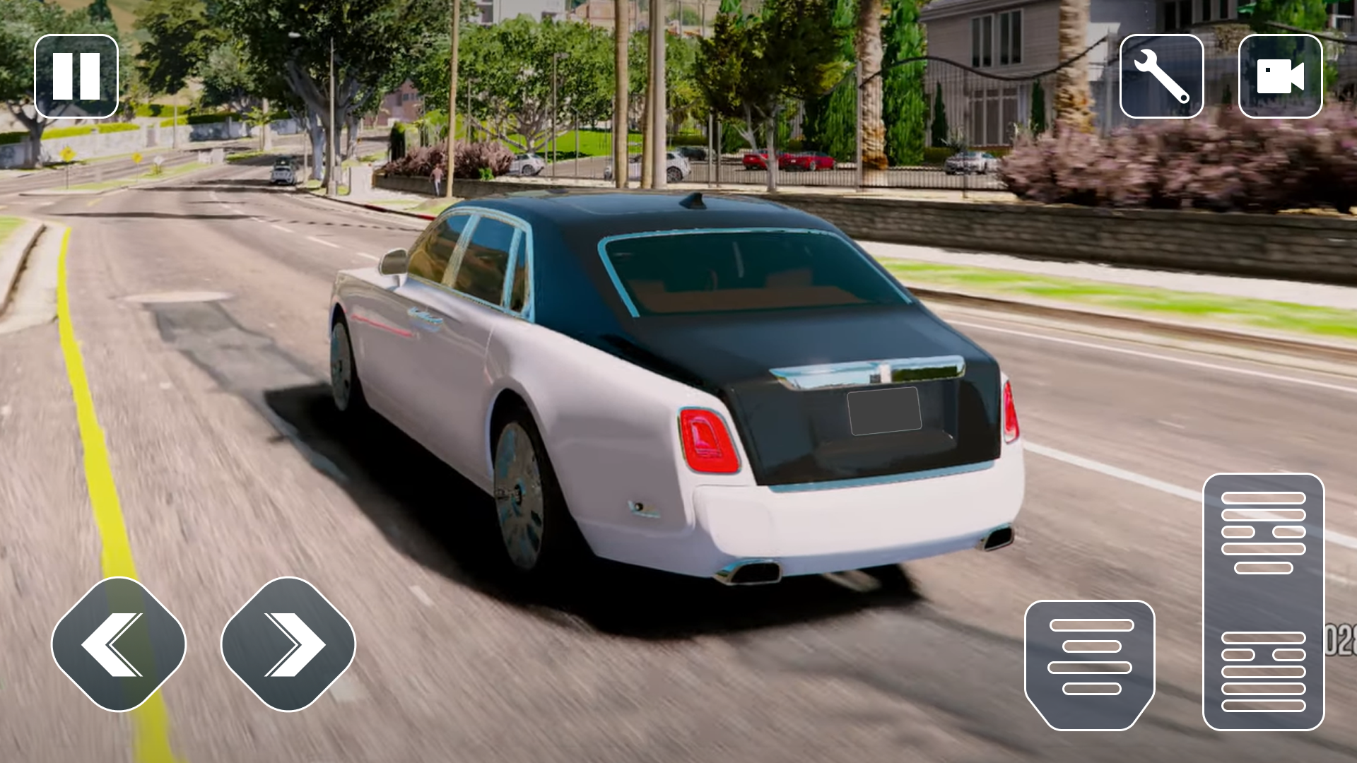 اسکرین شات 4 بازی Car Rolls Royce Race Simulator