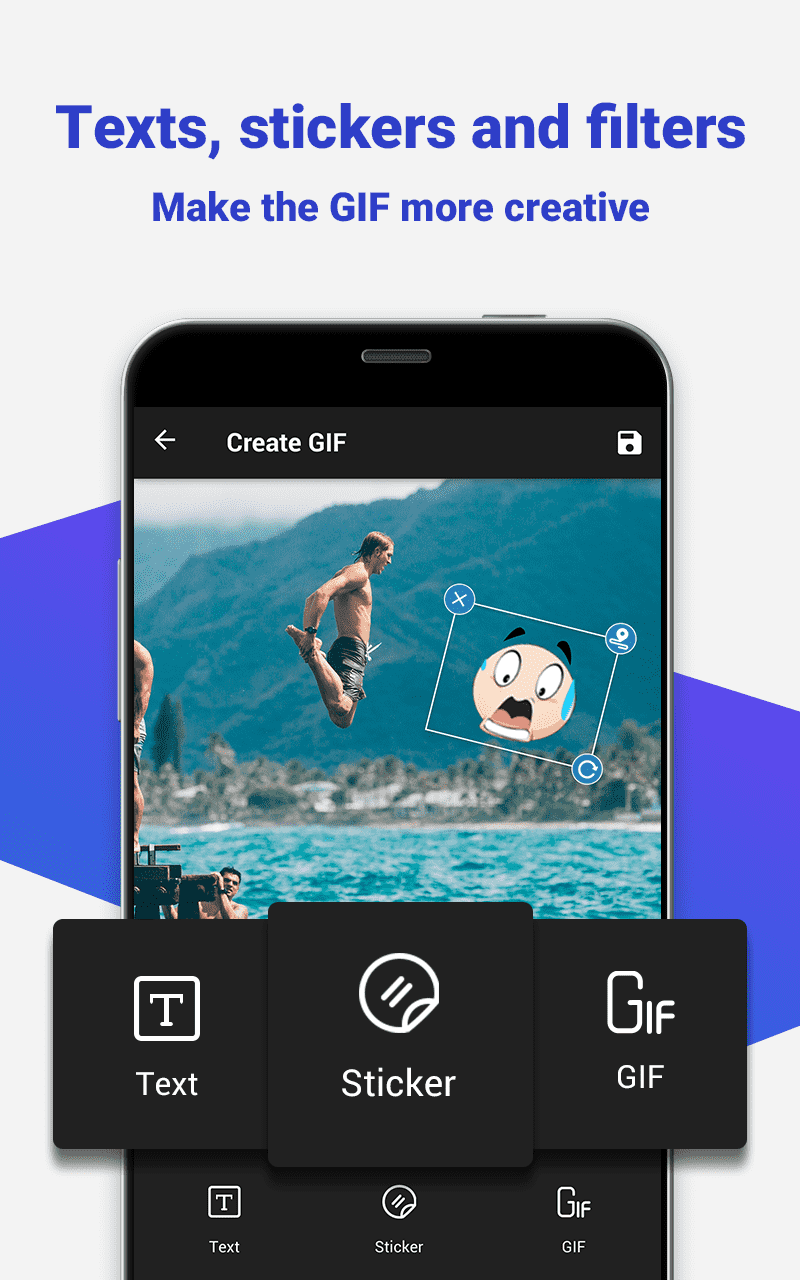 اسکرین شات 3 برنامه GIF maker GIF camera - GifGuru