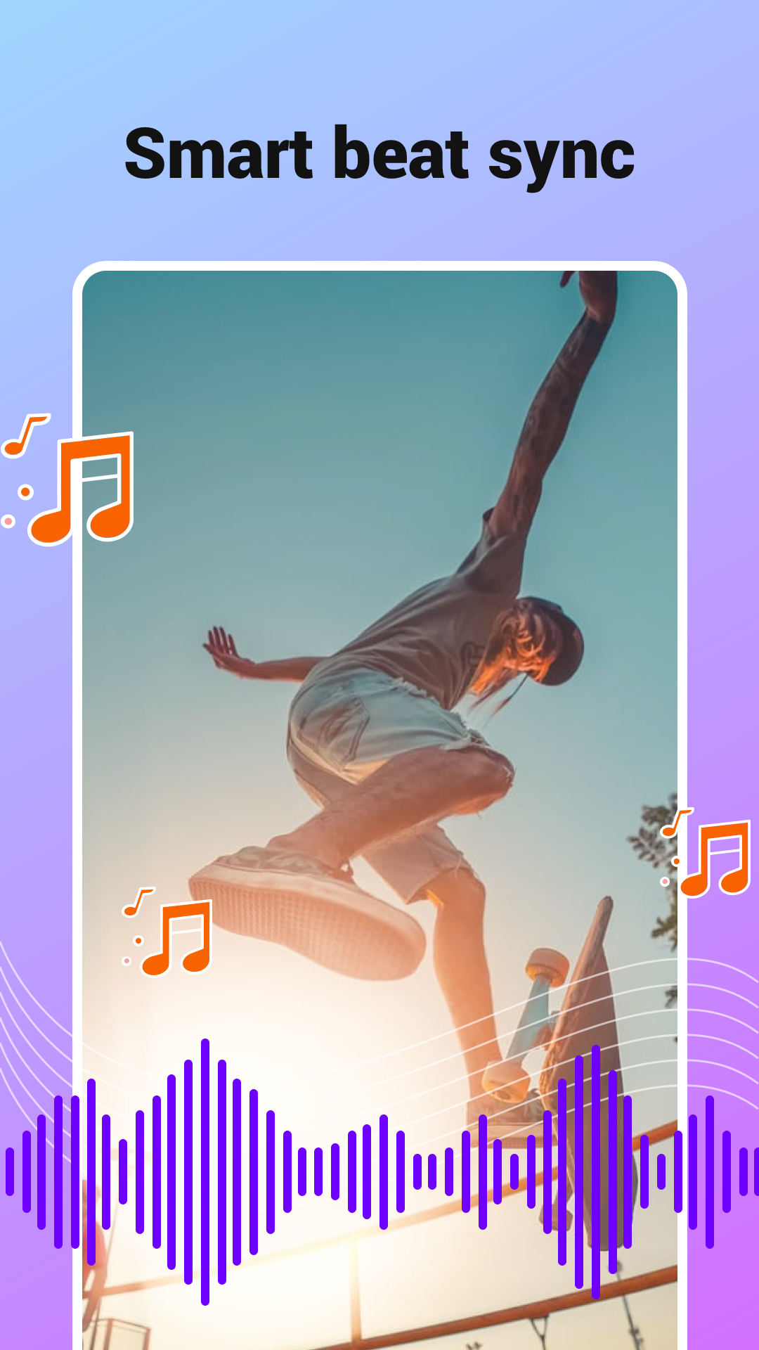 اسکرین شات 1 برنامه Music Video Maker - TapSlide